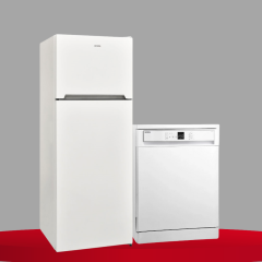 Vestel 2'li Beyaz Eşya Seti (NF52111 Buzdolabı + BM 3121 Bulaşık)
