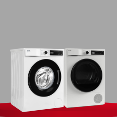 Vestel 2'li Beyaz Eşya Seti (CMI 96321 Çamaşır + KM 96201 Kurutma)