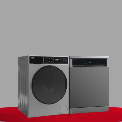 Vestel 2'li Inoks Beyaz Eşya Seti 2 (CMI 98222 Çamaşır G + BM 5302 X Bulaşık)