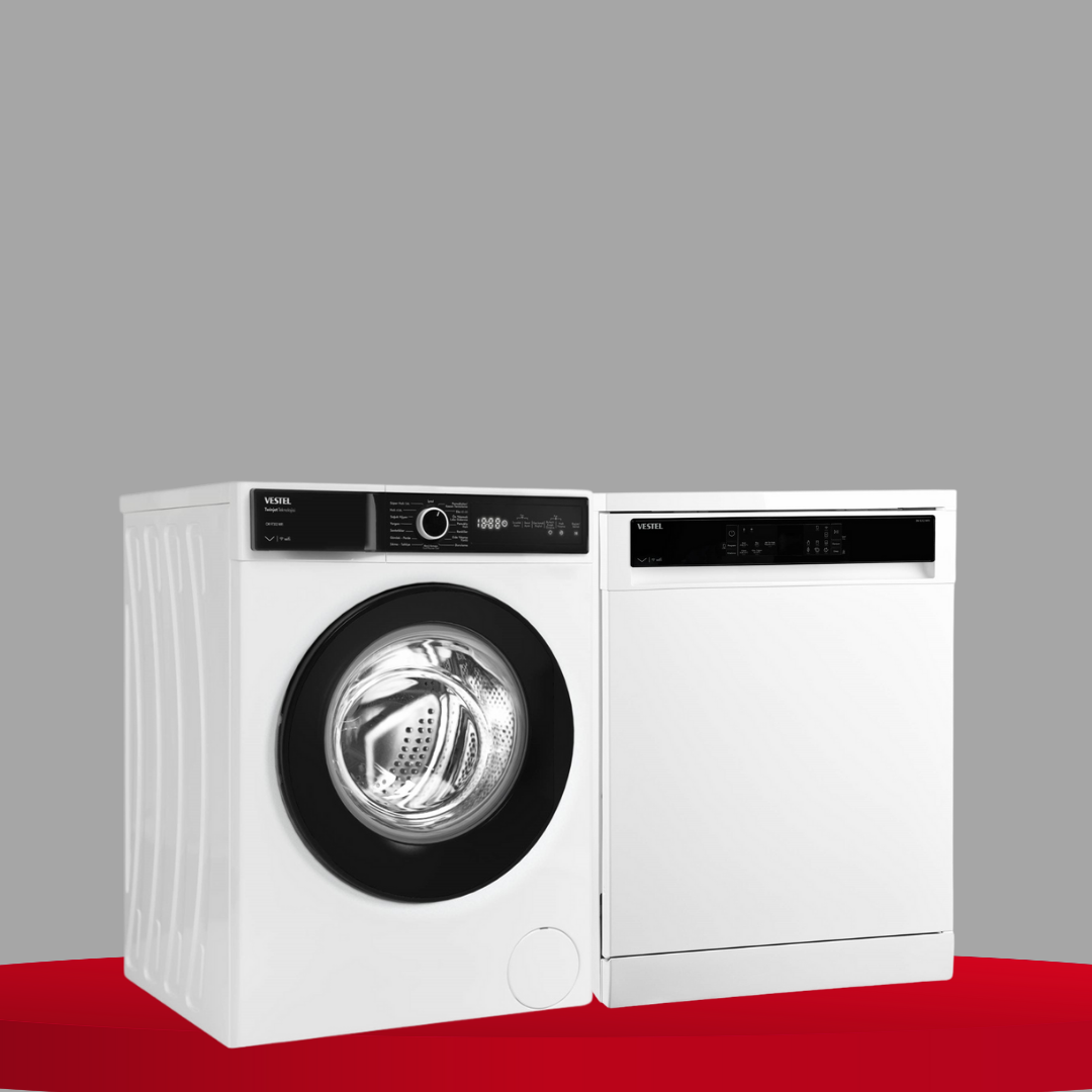 Vestel 2'li Beyaz Eşya Seti (CMI 97302 Çamaşır + BM 5312 Bulaşık)