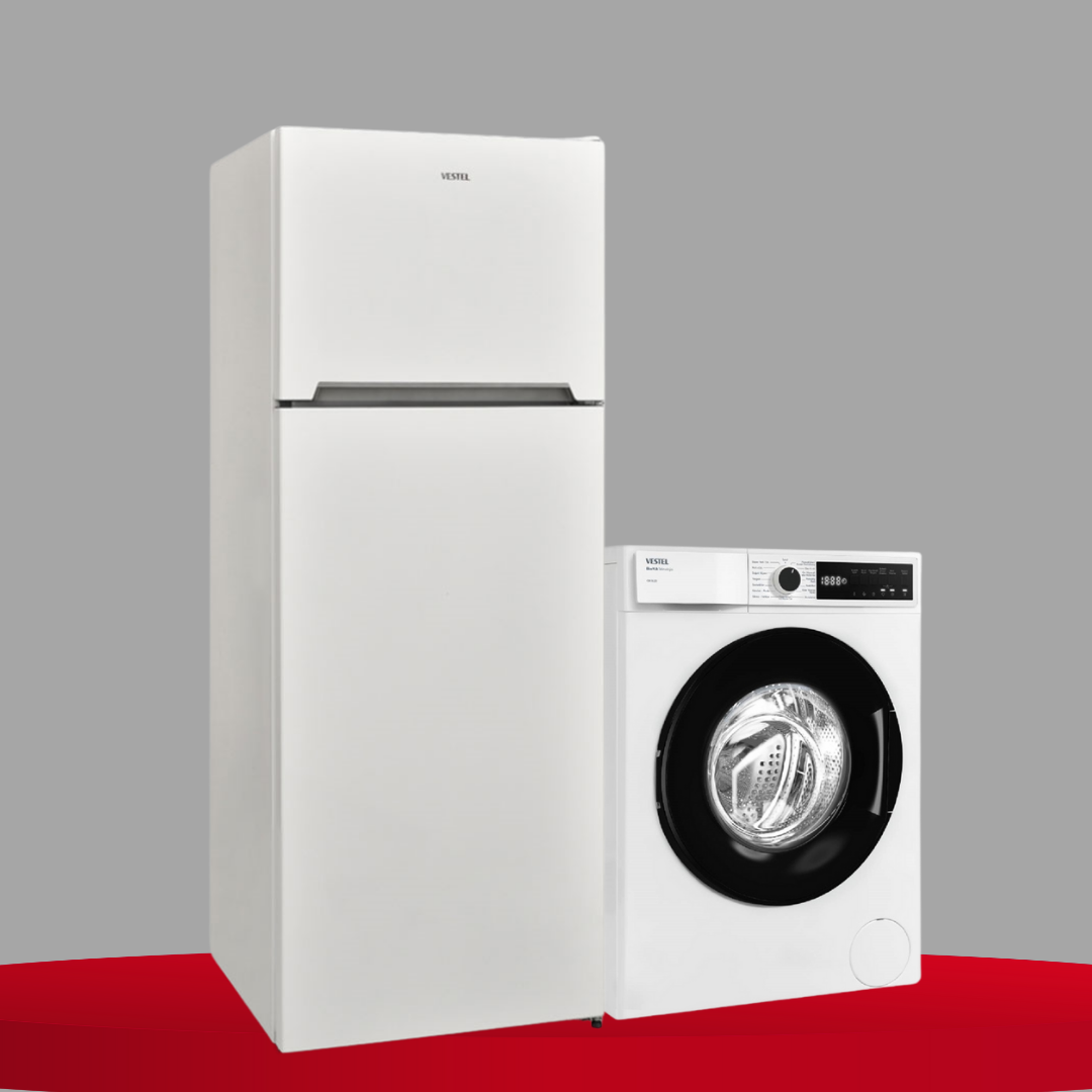 Vestel 2'li Beyaz Eşya Seti (NF52111 Buzdolabı + CMI 96321 Çamaşır)